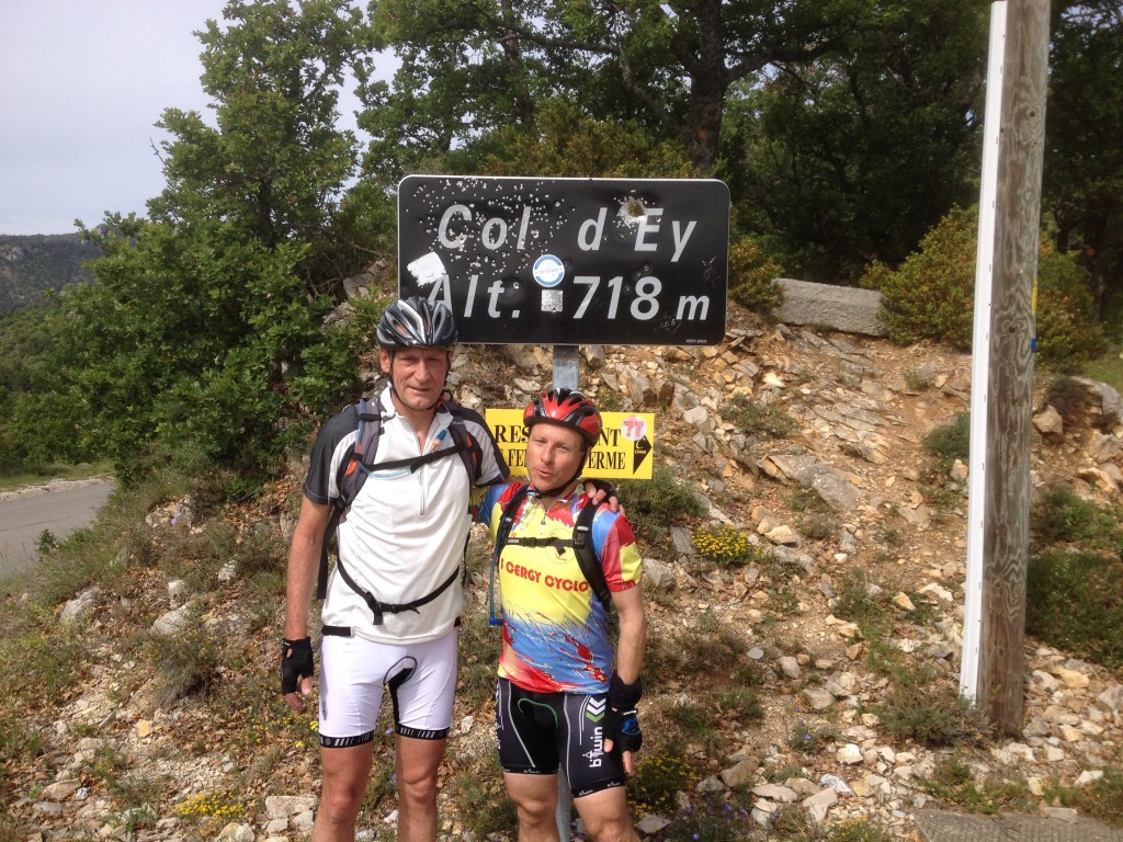 Jean-Marie et Joseph au col d'Ey altitude 718 m
